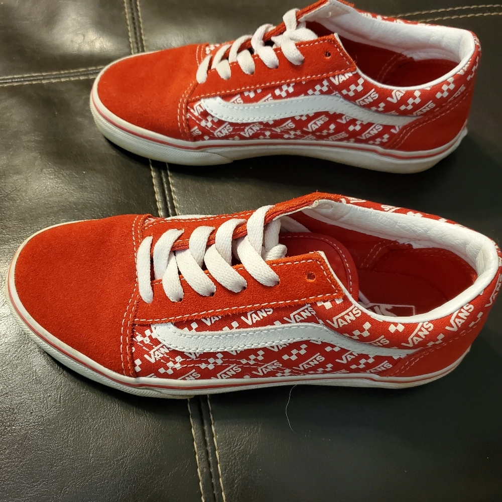 Kids Vans, Red, size 3